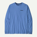 Patagonia P-6 Logo L/S Responsibili-Tee-Abundant Blue