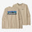 Patagonia P-6 Logo L/S Responsibili-Tee-Oar Tan