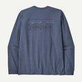 Patagonia P-6 Logo L/S Responsibili-Tee-Current Blue