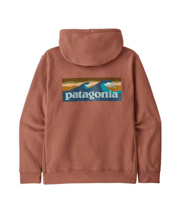 Patagonia Boardshort Logo Uprisal Hooded Sweatshirt-Sienna Clay