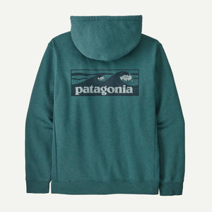 Patagonia Boardshort Logo Uprisal Hooded Sweatshirt-Wetland Blue