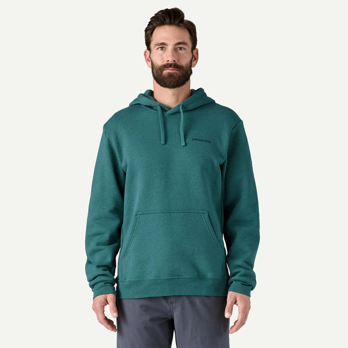 Patagonia Boardshort Logo Uprisal Hooded Sweatshirt-Wetland Blue