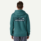 Patagonia Boardshort Logo Uprisal Hooded Sweatshirt-Wetland Blue