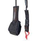 Stay Covered XXXL Big Wave Hand Tied Leash-Black-10'