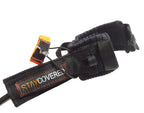 Stay Covered XXXL Big Wave Hand Tied QR Leash-Black-12'