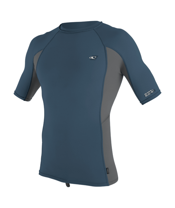 O'Neill Premium Skins S/S Rashguard-Copenblu/Smoke/Copenblu