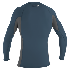 O'Neill Premium Skins L/S Rashguard-Copenblu/Smoke/Copenblu
