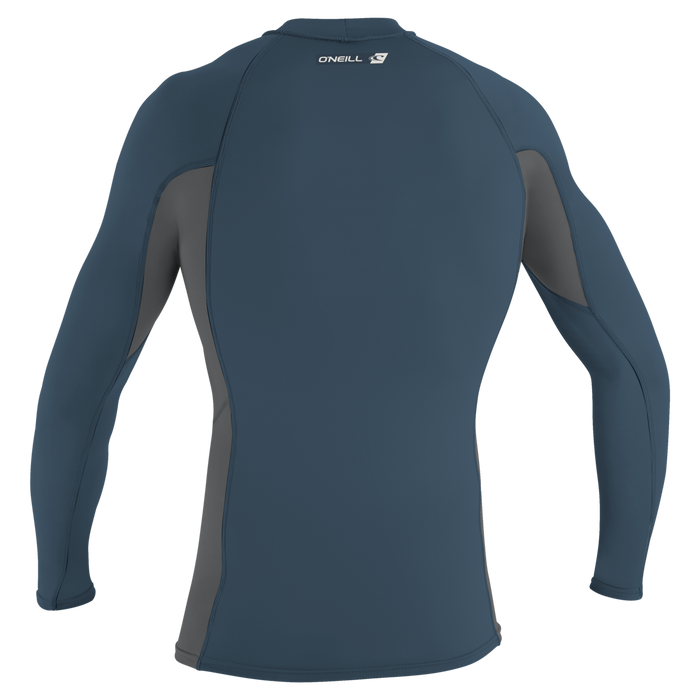 O'Neill Premium Skins L/S Rashguard-Copenblu/Smoke/Copenblu