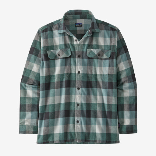 Patagonia Organic Cotton MW Fjord Flannel L/S Shirt-Guides: Nouveau Green