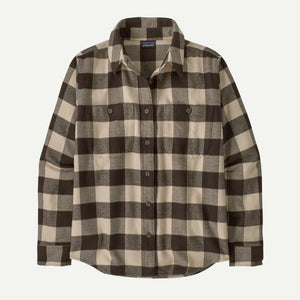 Patagonia Fjord Flannel L/S Shirt-Buffalo Check: Otter Brown