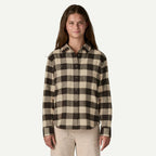 Patagonia Fjord Flannel L/S Shirt-Buffalo Check: Otter Brown
