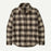 Patagonia Fjord Flannel L/S Shirt-Buffalo Check: Otter Brown