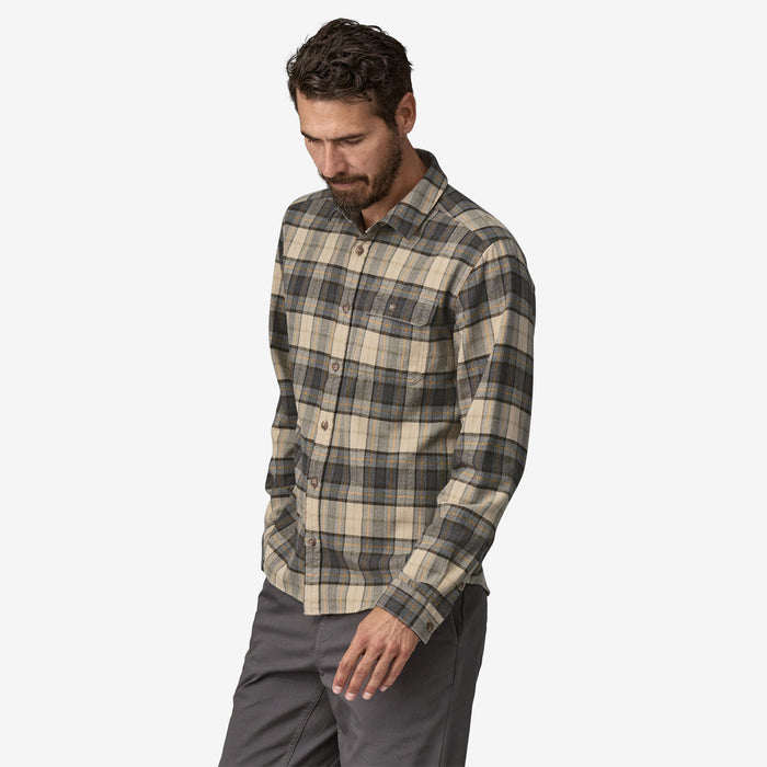 Patagonia LW Fjord Flannel L/S Shirt-Spotter: Forge Grey