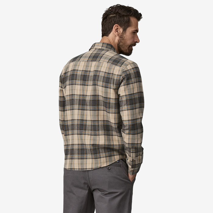 Patagonia LW Fjord Flannel L S Shirt Spotter Forge Grey REAL Watersports