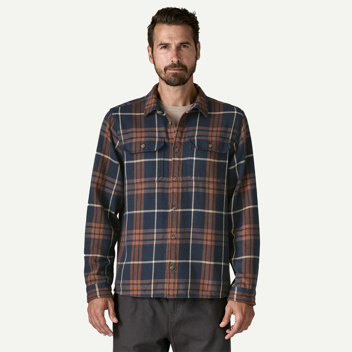 Patagonia Fjord Loft L/S Shirt-Netted: Sunken Blue
