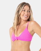 Roxy Haliewa Knot Bralette Top-Bright Pink