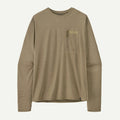 Patagonia x REAL Cap Cool L/S Water People Banner Sun Shirt-Seabird Grey
