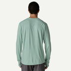 Patagonia x REAL Cap Cool L/S Water People Banner Sun Shirt-Thermal Blue