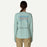 Patagonia x REAL W's L/S Cap Cool Peak Visions Sun Shirt-Thermal Blue