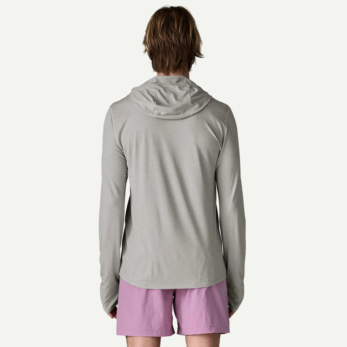 Patagonia x REAL Cap Cool Sun Hooded Water People Banner Sun Shirt-Crisp Grey