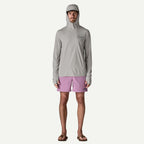 Patagonia x REAL Cap Cool Sun Hooded Water People Banner Sun Shirt-Crisp Grey
