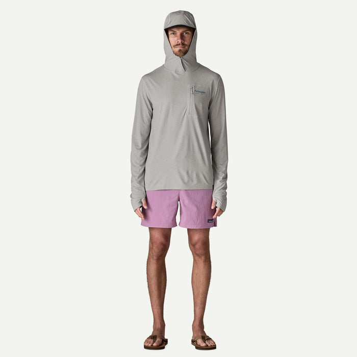 Patagonia x REAL Cap Cool Sun Hooded Water People Banner Sun Shirt-Crisp Grey