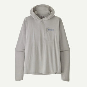 Patagonia x REAL Cap Cool Sun Hooded Water People Banner Sun Shirt-Crisp Grey