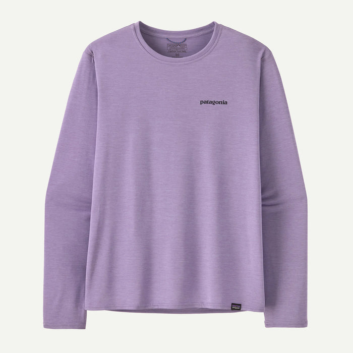 Patagonia Cap Cool Daily Graphic L/S Shirt-Concrete Purple X-Dye