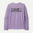 Patagonia Cap Cool Daily Graphic L/S Shirt-Concrete Purple X-Dye