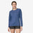 Patagonia Cap Cool Daily Graphic L/S Tee-Boardshort Logo: Current Blue X-Dye