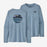 Patagonia Cap Cool Daily Graphic L/S Tee-Skyline Stencil: Steam Blue X-Dye