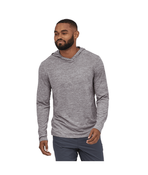 Patagonia Cap Cool Daily Hooded L/S Shirt-Feather Grey