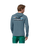 Patagonia Cap Cool Daily Graphic Hooded L/S Shirt-Boardshort Logo: Utility Blue X-Dye