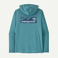 Patagonia Cap Cool Daily Graphic Hooded L/S Shirt-Wetland Blue X-Dye