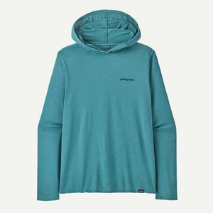 Patagonia Cap Cool Daily Graphic Hooded L/S Shirt-Wetland Blue X-Dye