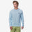 Patagonia Cap Cool Daily Graphic Hooded L/S Shirt-73 Skyline: Chilled Blue