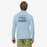 Patagonia Cap Cool Daily Graphic Hooded L/S Shirt-73 Skyline: Chilled Blue