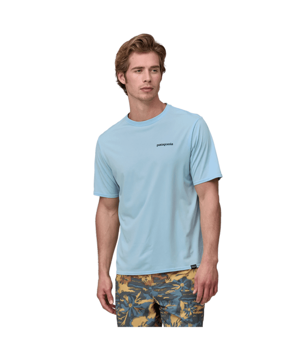 Patagonia Cap Cool Daily Graphic Shirt-Boardshort Logo: Chilled Patagonia Cap Cool Daily Graphic Shirt-Boardshort Logo: Chilled