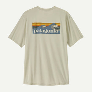 Patagonia x REAL Cap Cool Daily Boardshort Logo Sun Shirt-Dyno White