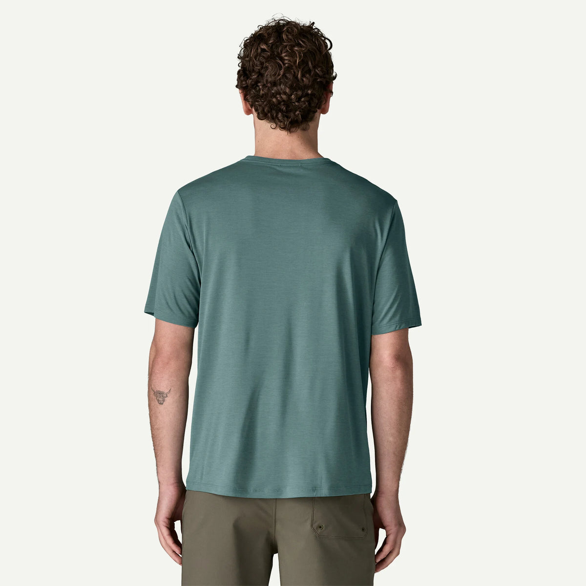 Patagonia x REAL Cap Cool Daily Water People Sets Sun Shirt-Blue Sage