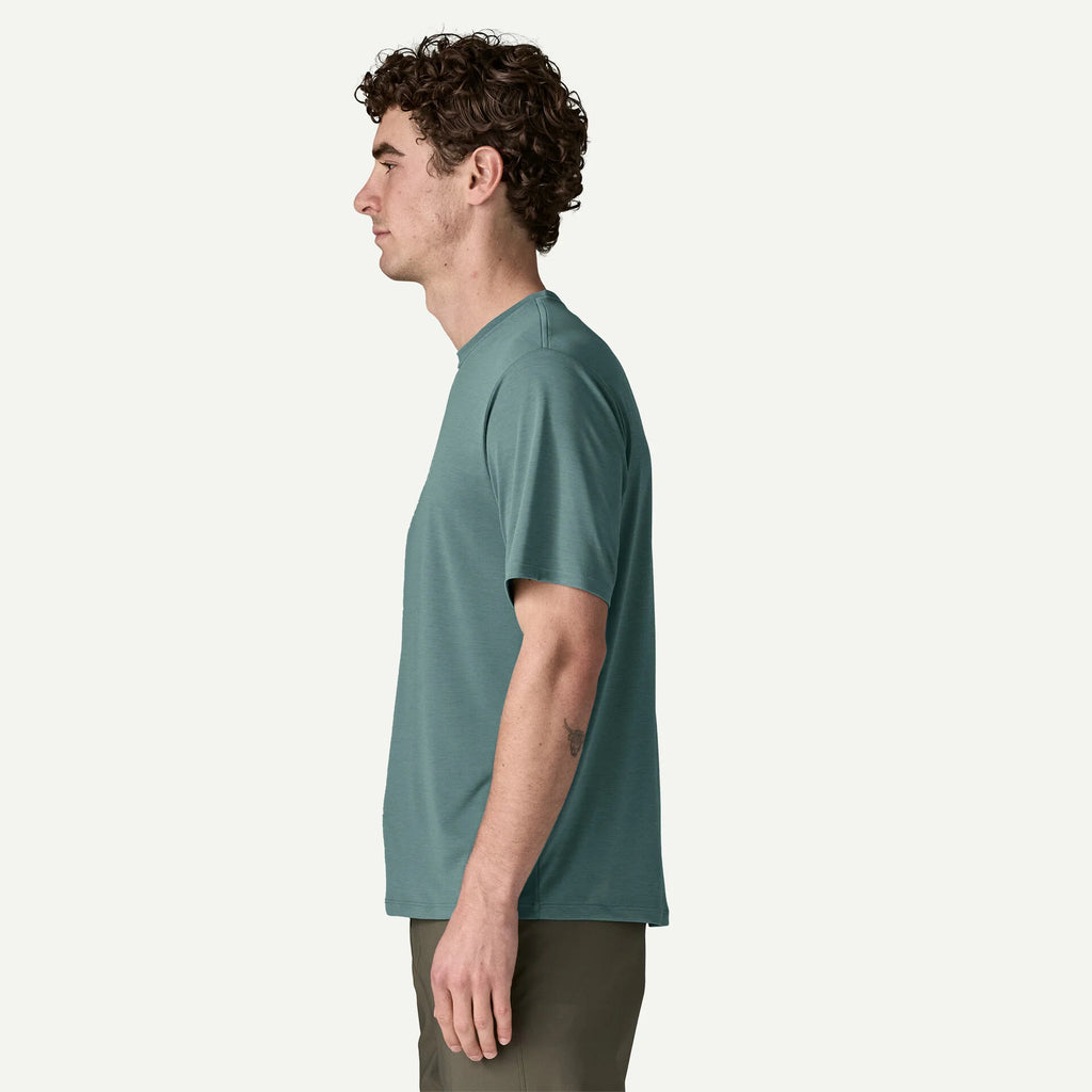 Patagonia x REAL Cap Cool Daily Water People Sets Sun Shirt-Blue Sage