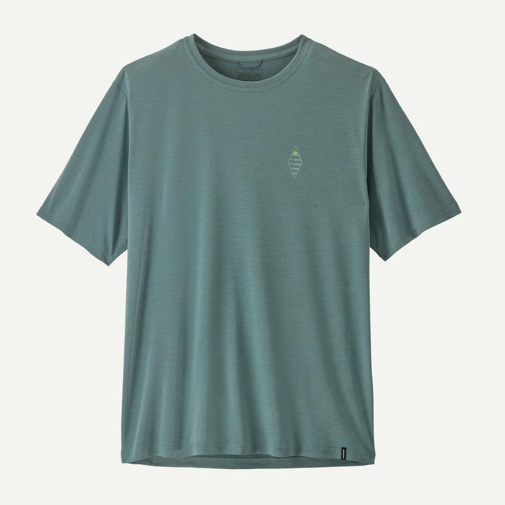 Patagonia x REAL Cap Cool Daily Water People Sets Sun Shirt-Blue Sage