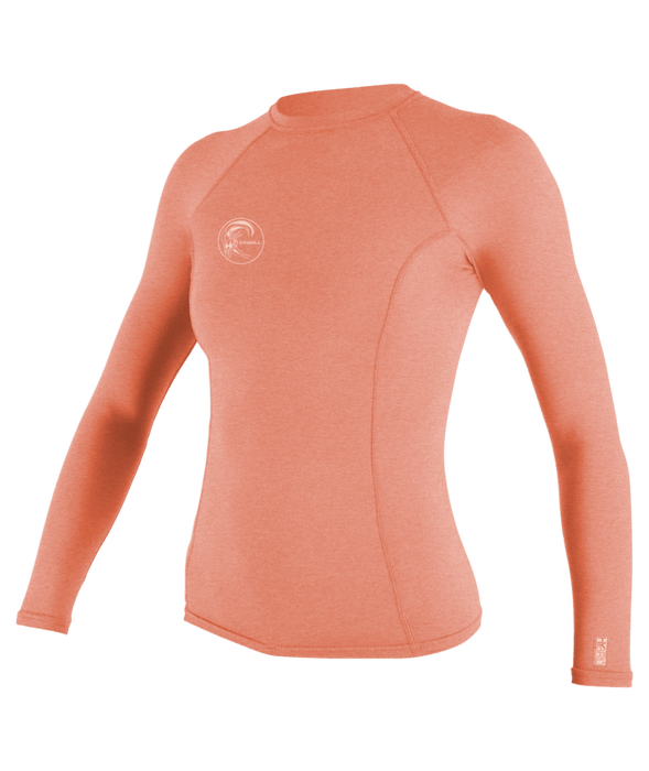 O'Neill Wmn's Hybrid L/S Rashguard-Nectar
