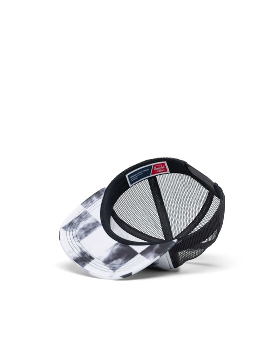 Herschel Kids Whaler Mesh Hat-Black Distressed Checker