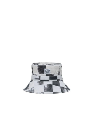 Herschel Toddler Beach UV Bucket Hat-Black Distressed Checker