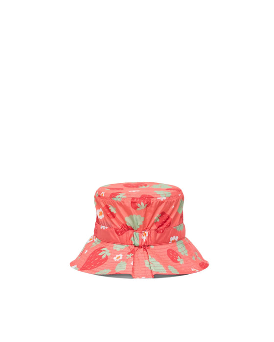Herschel Toddler Beach UV Bucket Hat-Shell Pink Sweet Strawberries