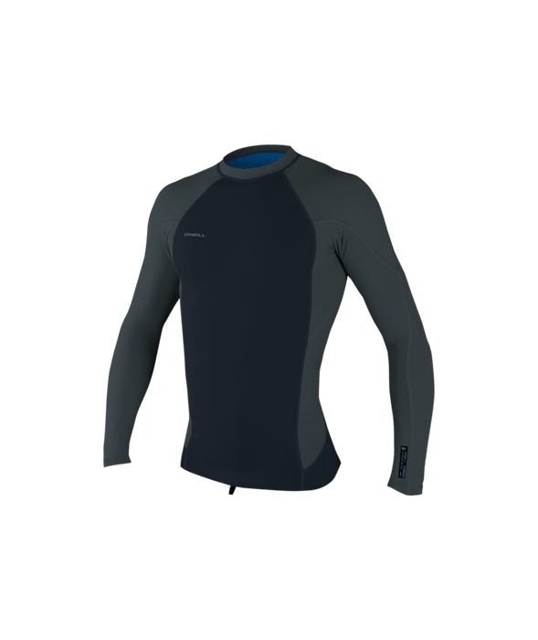 O'Neill Hyperfreak 1mm Neo-Skins L/S Top-Carbon/Gunmtl