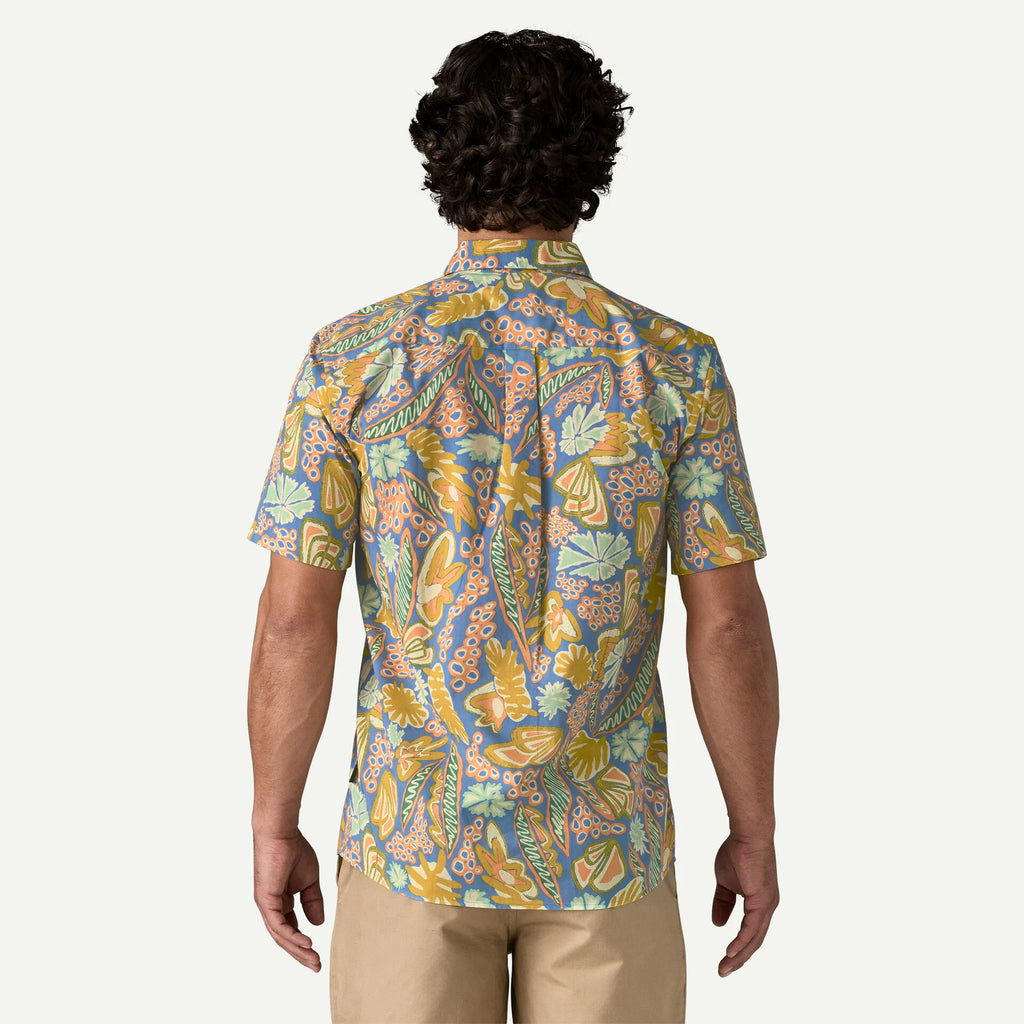 Patagonia Go To S/S Shirt-Flourish: Abundant Blue