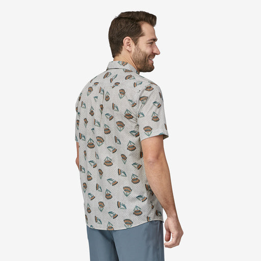 Patagonia Go To S/S Shirt-Summer Plant: Wool White