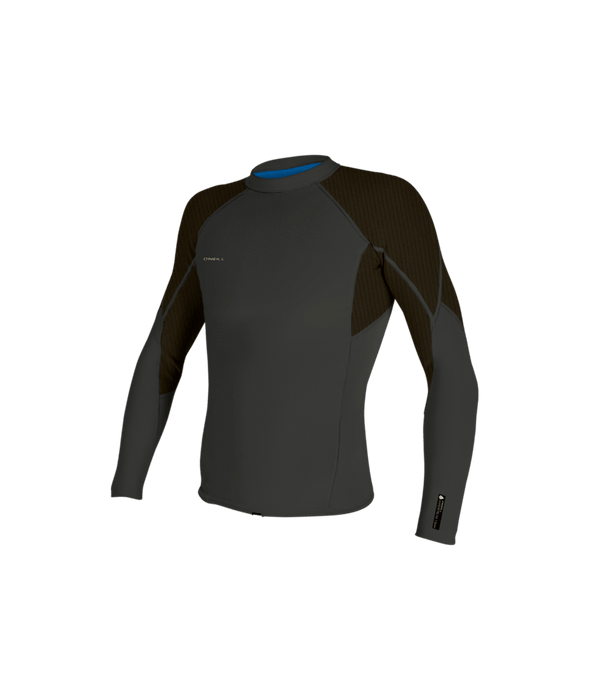 O'Neill Hyperfreak 1.5mm L/S Top-Raven/Army
